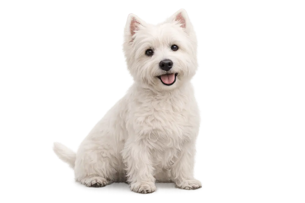West Highland White Terrier representing dog dandruff and skin care